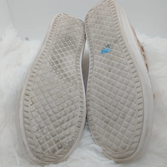 Steve Madden Lancer Blush Pinkish Tan Trainers Sneakers Lace Up Women's Size 6.5 - Picture 9 of 9